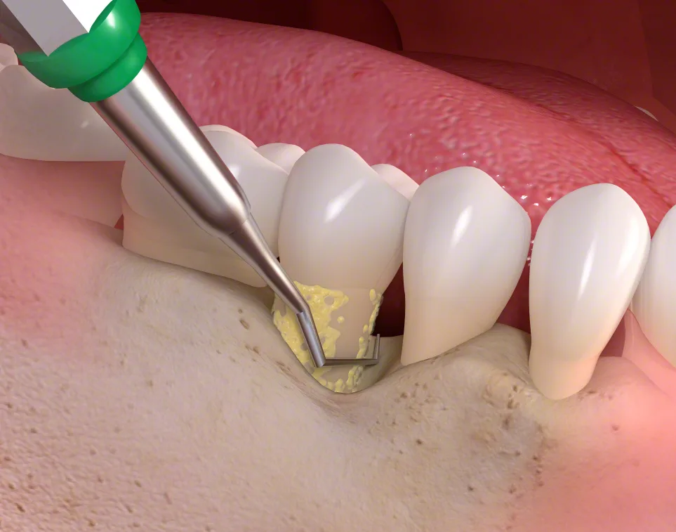 Gengive e parodonto — illustrazione clinica